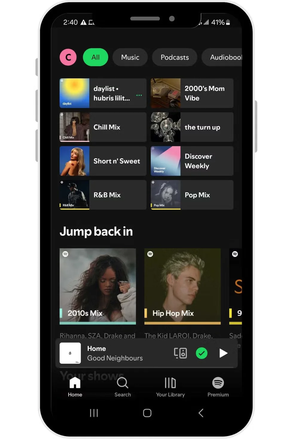 Spotify ++ iOS 1 spotify home 66cf6ff3c1df2 1
